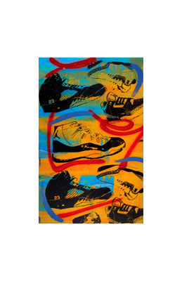 Framed Jordans by Bobby Hill | 17 x 11