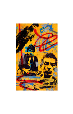 Framed Bob Dylan by Bobby Hill | 17 x 11