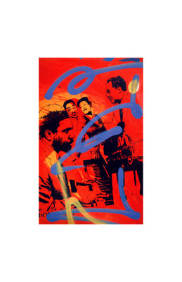 Monk at Piano by Bobby Hill Wall Art Décor 17 x 11 Art Print