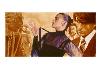 Cocktail Party Series II Art Print by Jack Brown - Abstract Wall Art Decor