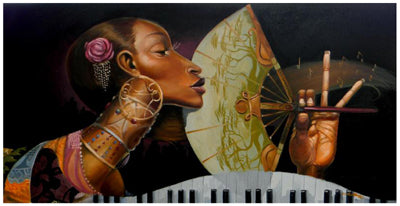 Framed Essence by Frank Morrison | 18 x 36