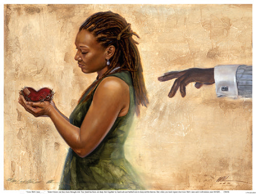 Framed Love Will Come by WAK - Kevin A. Williams | 25 x 33