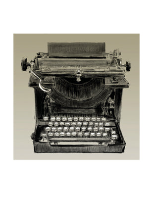 Framed Vintage Typewriter, Underwood by Clifford Faust | 11 x 8 1/2