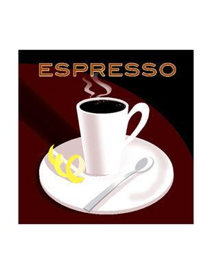 Framed Espresso by Clifford Faust | 11 x 8 1/2