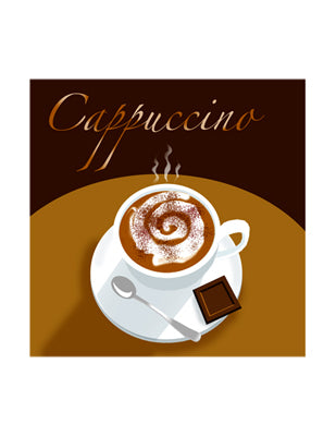 Framed Cappuccino by Clifford Faust | 11 x 8 1/2