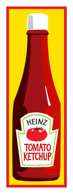 Framed Tomato Ketchup by Clifford Faust | 22 1/2 x 8 1/2