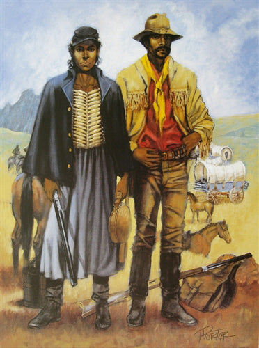 Framed Pioneers West by Henry C. Porter | 26 x 19