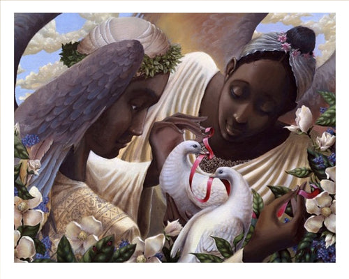 Framed Angels of Love by John Holyfield | 26 x 32