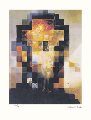 Framed Lincoln in Dalivision by Salvador Dali | 14 ¼ x 11
