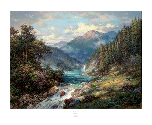 Framed The Fisherman by Larry Dyke | 23 x 28