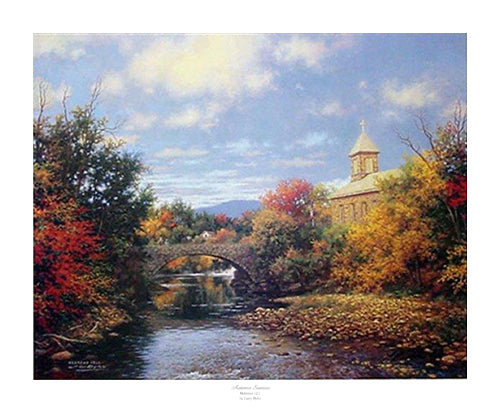Framed Autumn Sunrise by Larry Dyke | 19 x 23