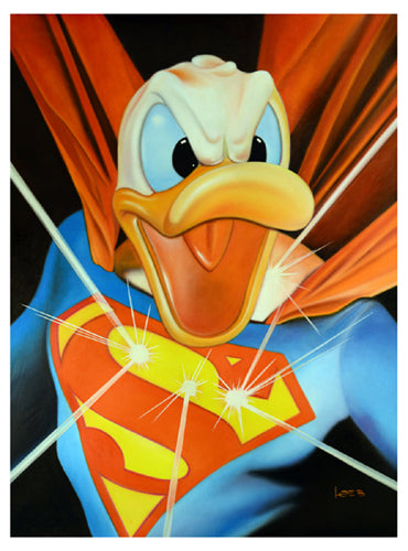 Framed Duck of Steel by Michael Loeb | 20 x 14