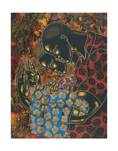 Framed Love, Links & Lineage by Larry Poncho Brown | 28 x 22