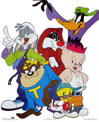 Bugs Bunny & Friends: Hip-Hop by Looney Tunes Wall Art Décor 20 x 16 Art Print