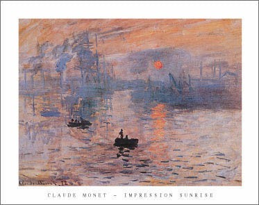 Impression Sunrise by Claude Monet Wall Art Décor 22 x 28 Art Print
