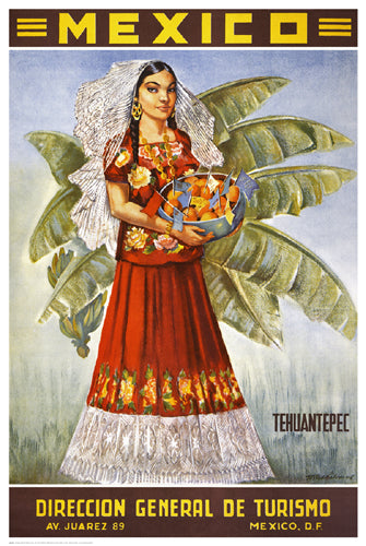 Tehuantepec, Mexico by Anon Wall Art Décor 26 7/8 x 18 Art Print