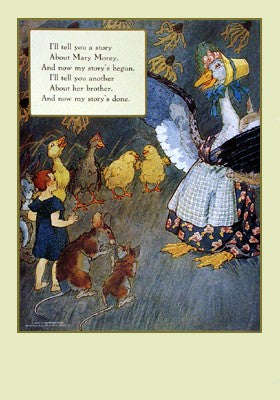 Mary Morey by Mother Goose Collection Wall Art Décor 26 1/2 x 18 3/4 Art Print