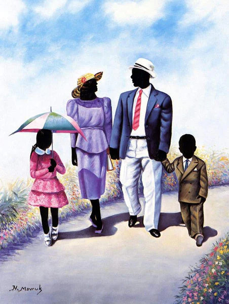 Going to Church by Hulis Mavruk Wall Art Décor 24 x 18 Art Print