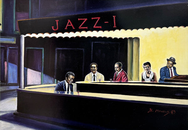 Framed Jazz I by Hulis Mavruk | 18 x 24