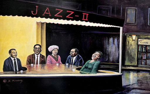 Framed Jazz II by Hulis Mavruk | 18 x 24
