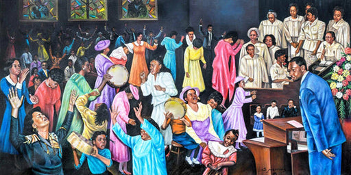 Framed Praising the Lord by Hulis Mavruk | 24 x 36