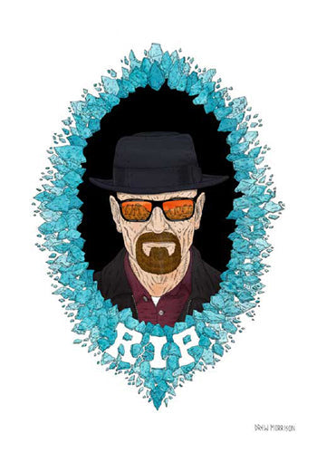 Framed Heisenberg by Drew Morrison | 20 x 14