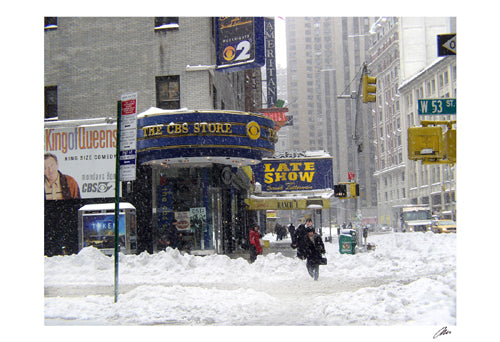 The Late Show & CBS Store by Igor Maloratsky Wall Art Décor 13 x 19 Art Print