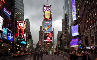 Evening on Times Square by Igor Maloratsky Wall Art Décor 13 x 19 Art Print