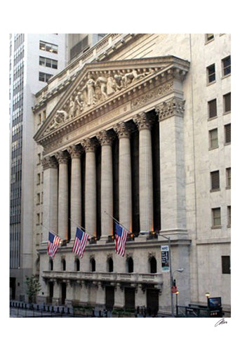 New York Stock Exchange by Igor Maloratsky Wall Art Décor 19 x 13 Art Print