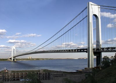 Fort by Verrazano Bridge by Igor Maloratsky Wall Art Décor 13 x 19 Art Print