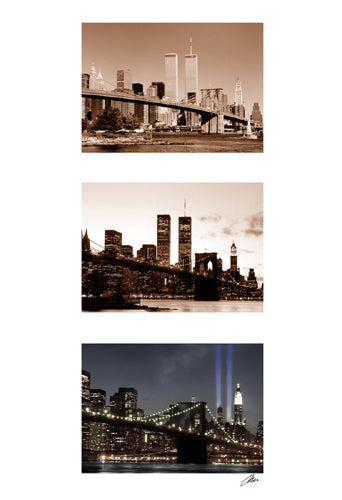 WTC Memorial Triptych by Igor Maloratsky Wall Art Décor 19 x 13 Art Print