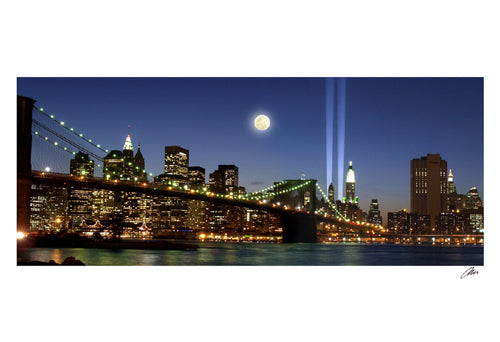 Memorial Lights Panorama by Igor Maloratsky Wall Art Décor 13 x 19 Art Print