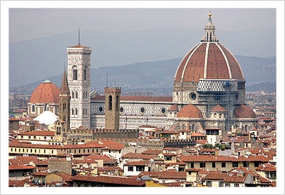 Framed Duomo View from Piazzale Michelangelo by Igor Maloratsky