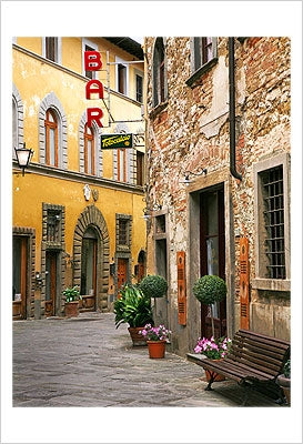 Framed Bar Totocalcio, Castellina in Chianti by Igor Maloratsky