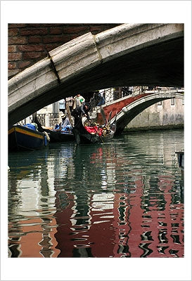 Framed Reflection Under the Bridge by Igor Maloratsky | 19 x 13