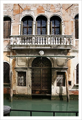 Balcony with Blue Windows by Igor Maloratsky Wall Art Décor 19 x 13 Art Print