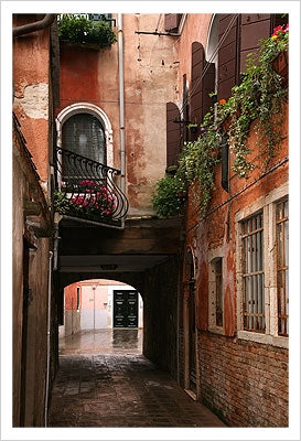 Framed Calle Del Tagiapiera by Igor Maloratsky | 19 x 13