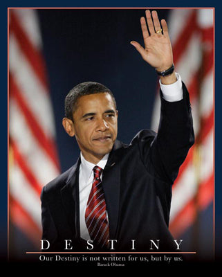 Barack Obama: Destiny by Anon Wall Art Décor 20 x 16 Art Print