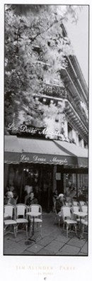 Le Bistro by Jim Alinder Wall Art Décor 39 3/8 x 13 13/16 Art Print