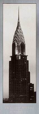 Chrysler Building at Sunset by Jim Alinder Wall Art Décor 39 3/8 x 13 13/16 Art Print