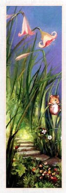 In My Secret Garden Detail by Mary Baxter St. Clair Wall Art Décor 39 3/8 x 13 3/4 Art Print