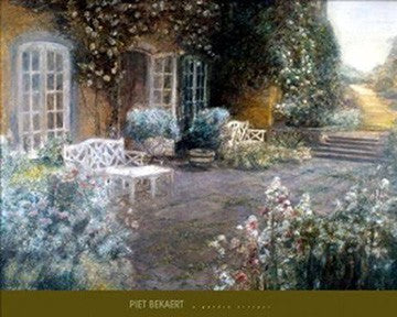 Garden Terrace by Piet Bekaert Wall Art Décor 24 x 30 Art Print