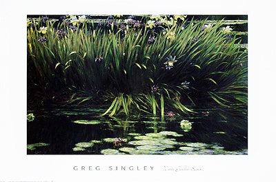 Water Garden Secret by Greg Singley Wall Art Décor 24 x 36 Art Print