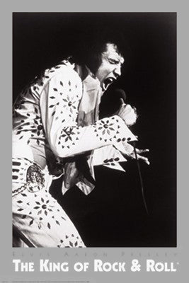 Elvis in Vegas by Anon Wall Art Décor 36 x 24 Art Print