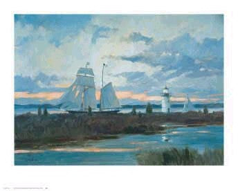 Out at Dawn by Ray Ellis Wall Art Décor 25 1/2 x 31 3/4 Art Print