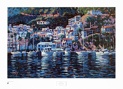 Harbor Reflections by John Cosby Wall Art Décor 25 x 34 Art Print