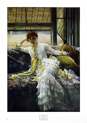 Seaside by James Jacques Tissot Wall Art Décor 34 x 24 1/4 Art Print
