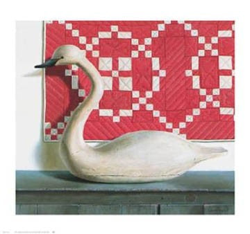 Mute Swan, 1986 by Pauline Campanelli Wall Art Décor 29 x 31 Art Print