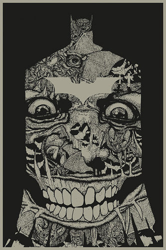 Framed Bat Man by Nikita Kaun | 20 x 14