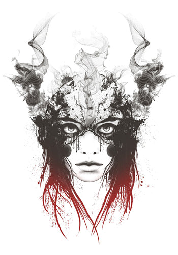 She Doesn't Give You Anything, Only Takes by Nikita Kaun Wall Art Décor 20 x 14 Art Print